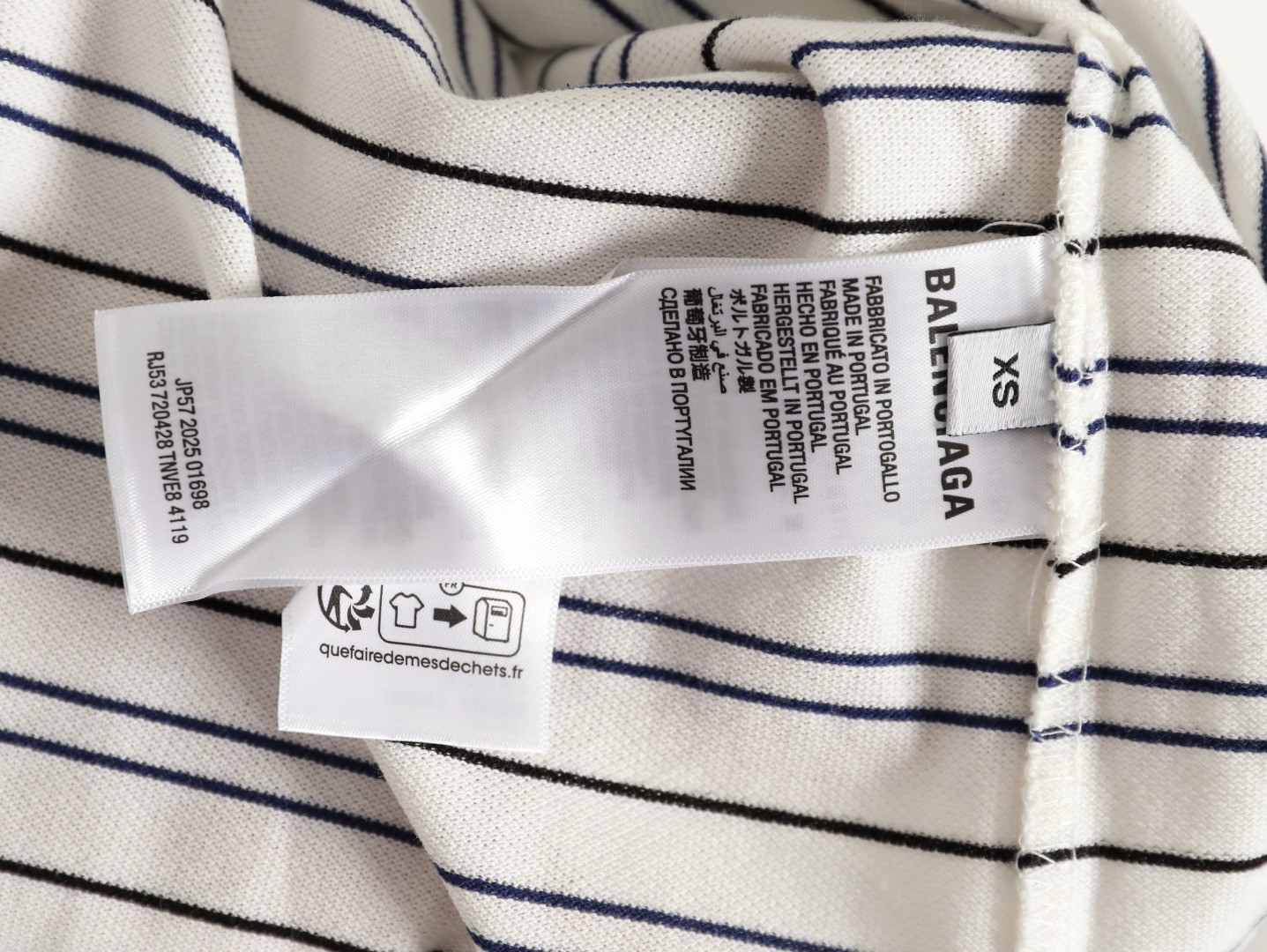 Ba*len*cia*ga short-sleeved polo shirt