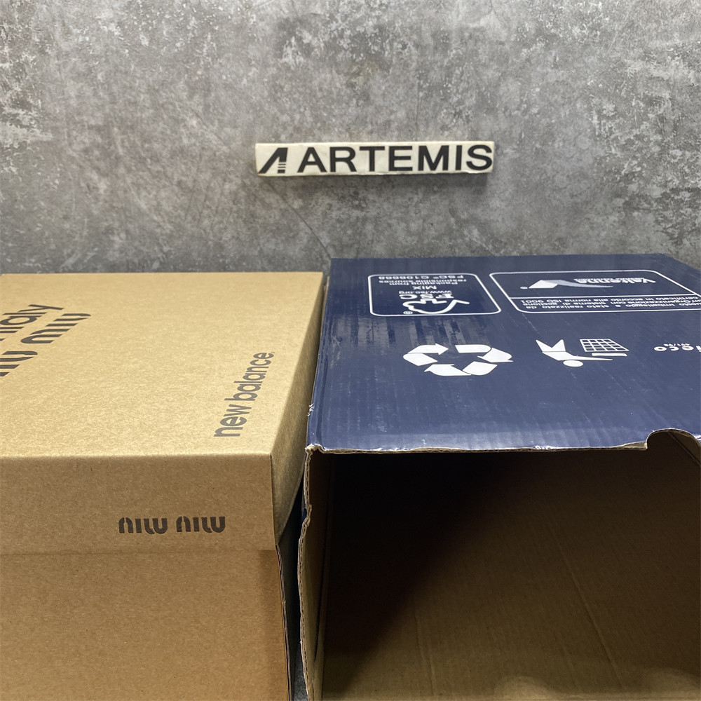 UA Miu Miu x New Balance 530 SL suede sneakers