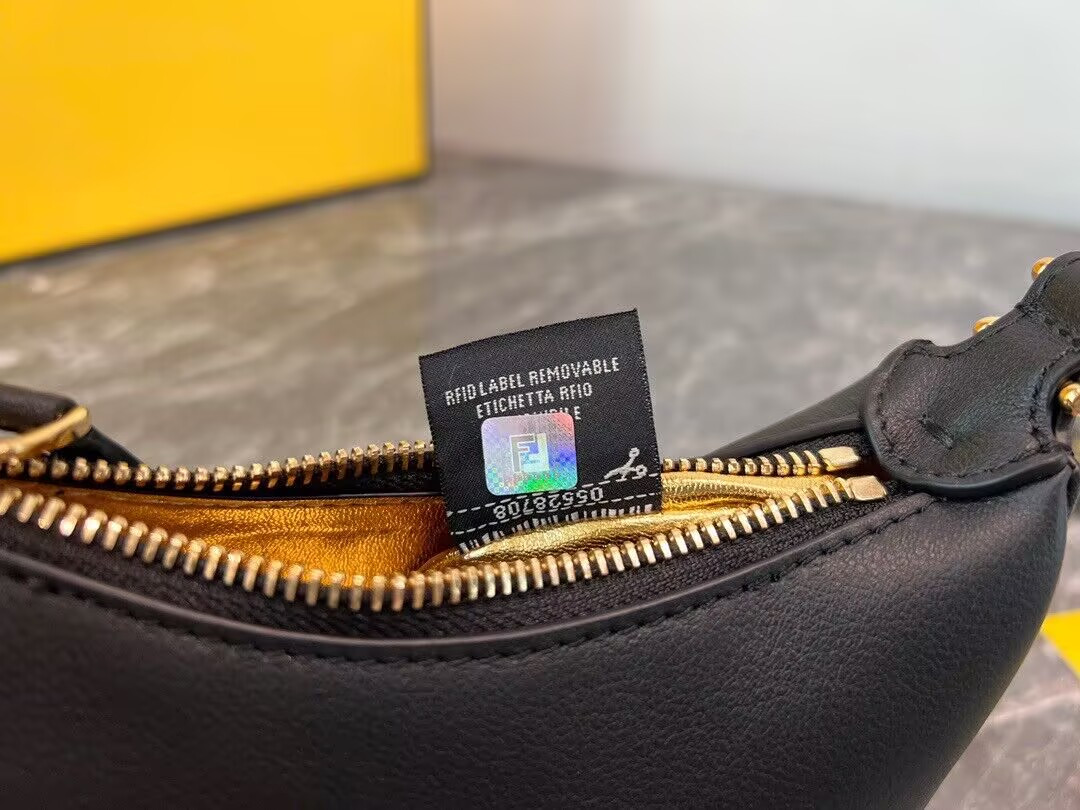 F**di nano F**digraphy hobo bag 14x5x16.5cm