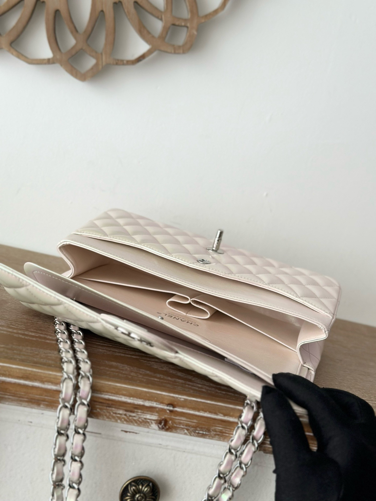 Ch*el classic flap handbag cf 25.5x 15x6cm