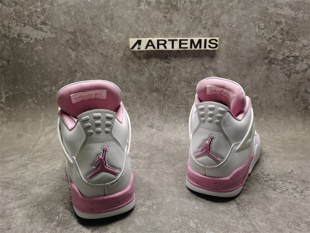 UA Air Jordan 4 Retro White Pink