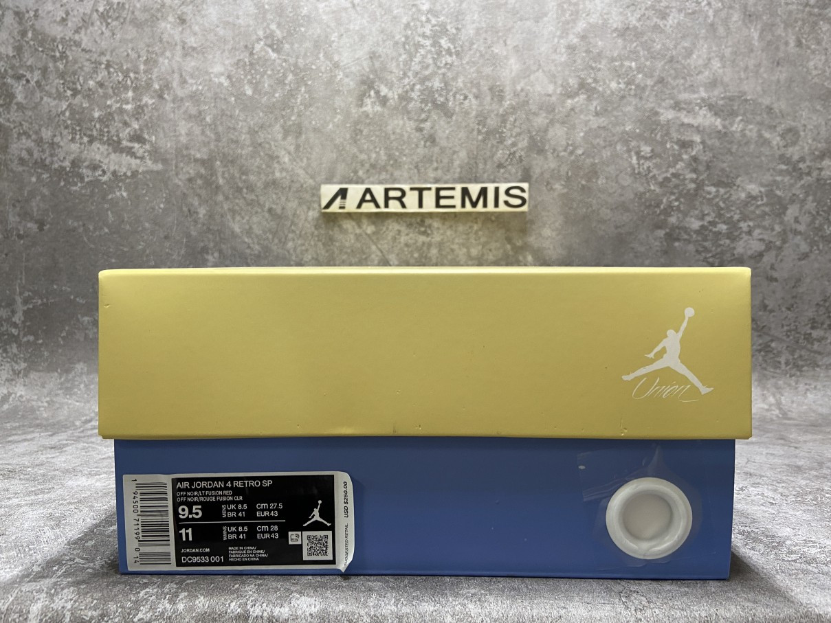 Air Jordan 4 Retro Union Off Noir