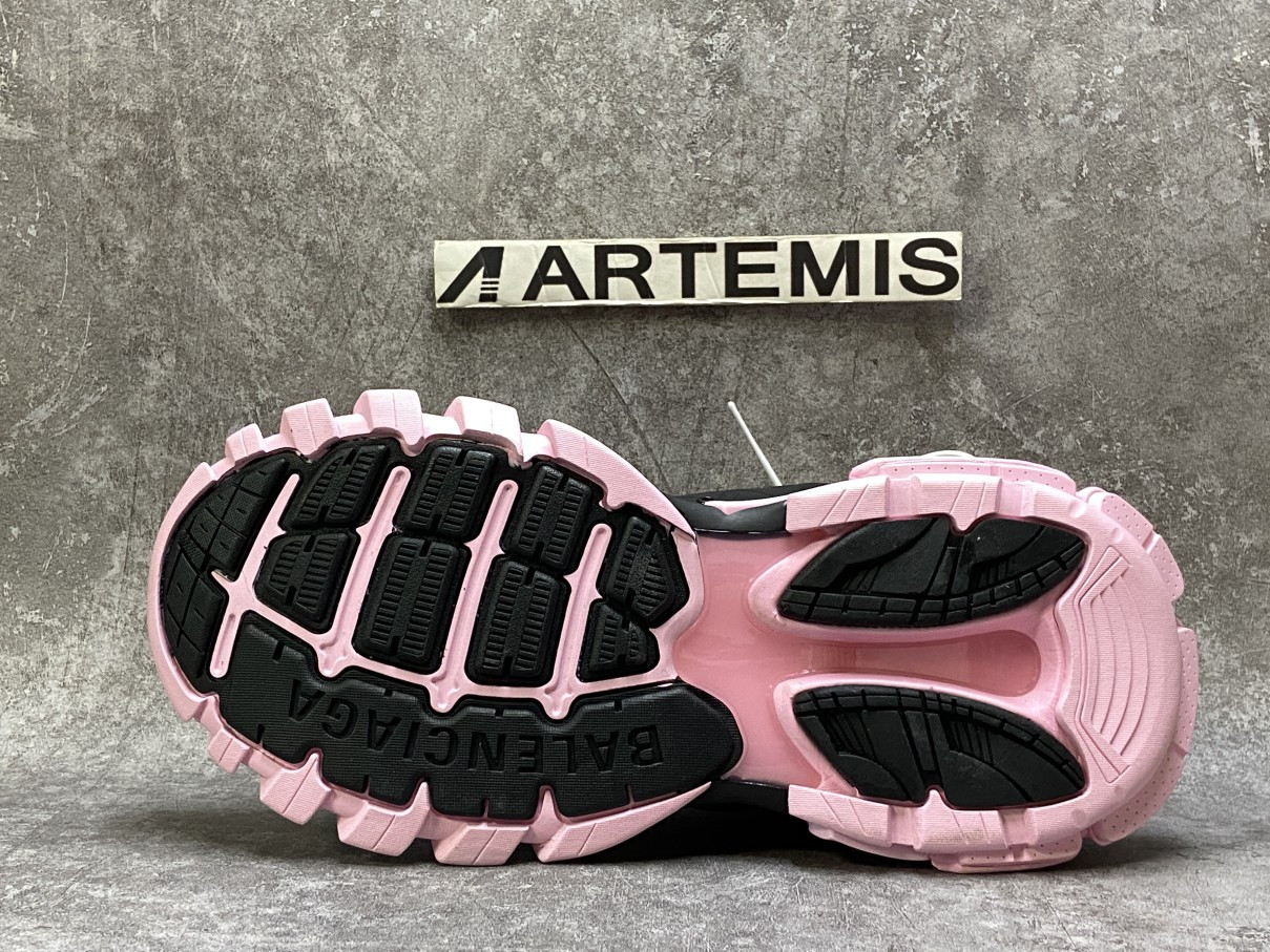 Balenciga Track Black Pink With Led Light