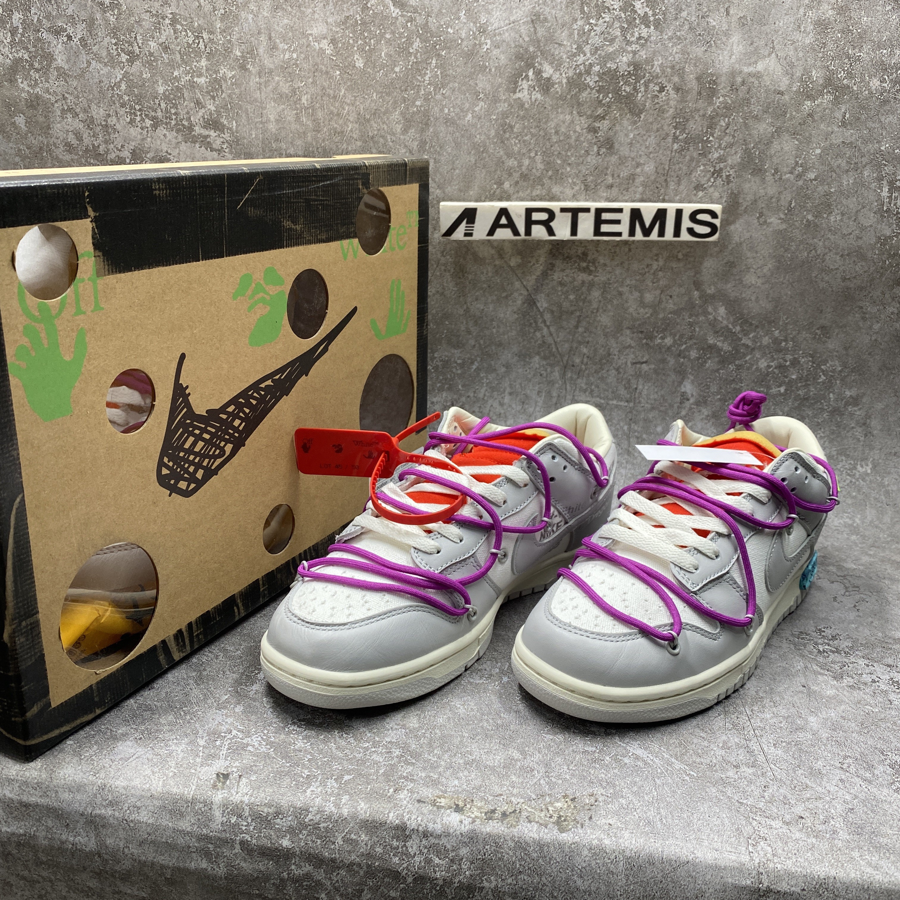 Nike Dunk Low Off-White Lot 45