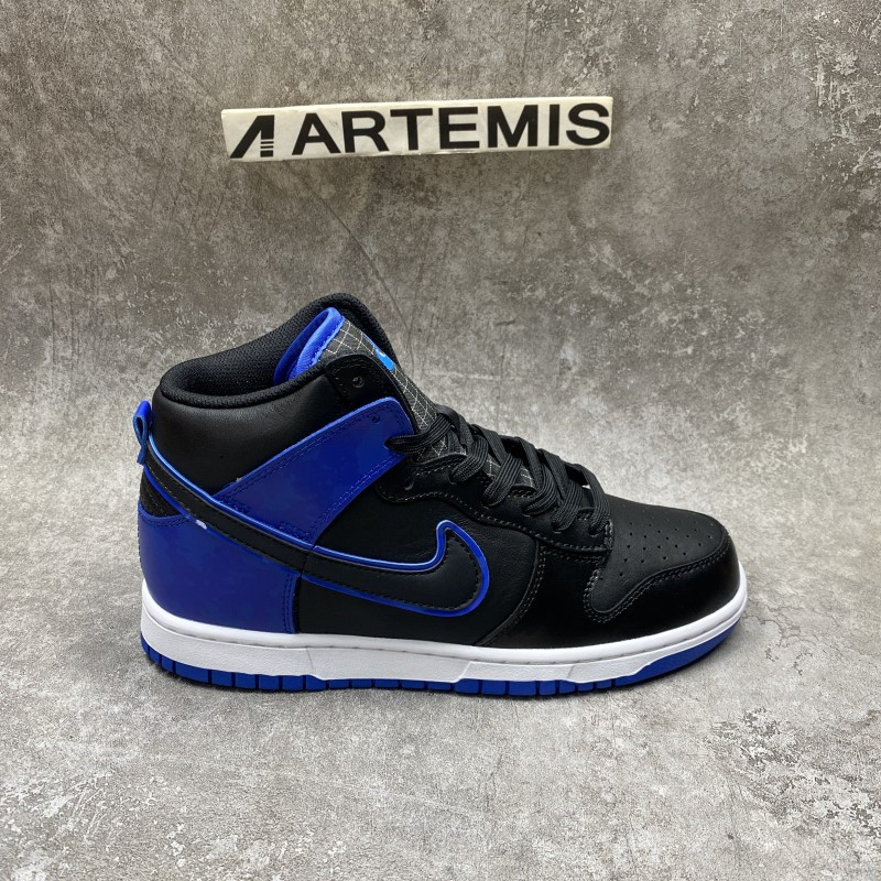 Nike Dunk High SE Camo Black Royal