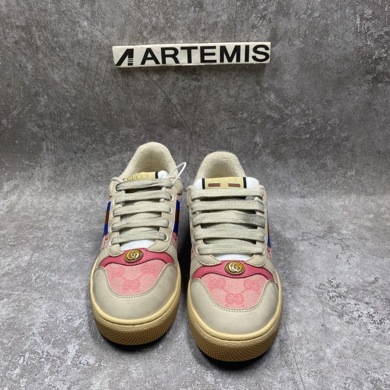 GC Screener Leather Sneaker Blue Red