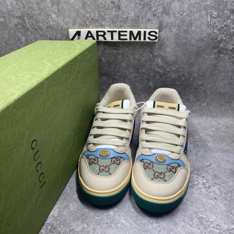 GC Crystal-embellished GG Screener sneakers