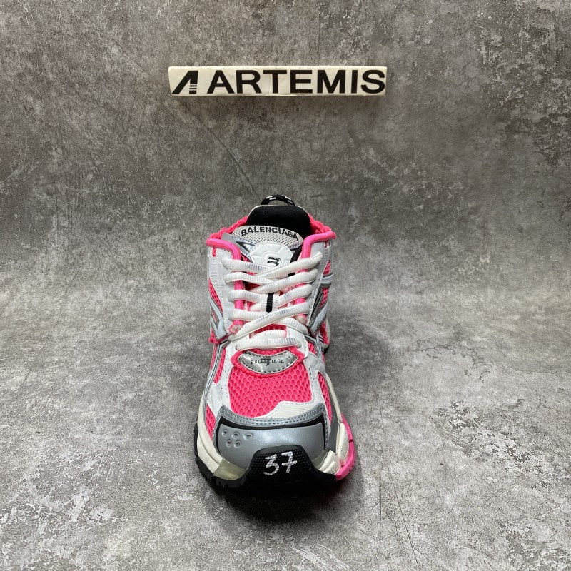 Ba*len*cia*ga wmns runner sneaker white neon pink