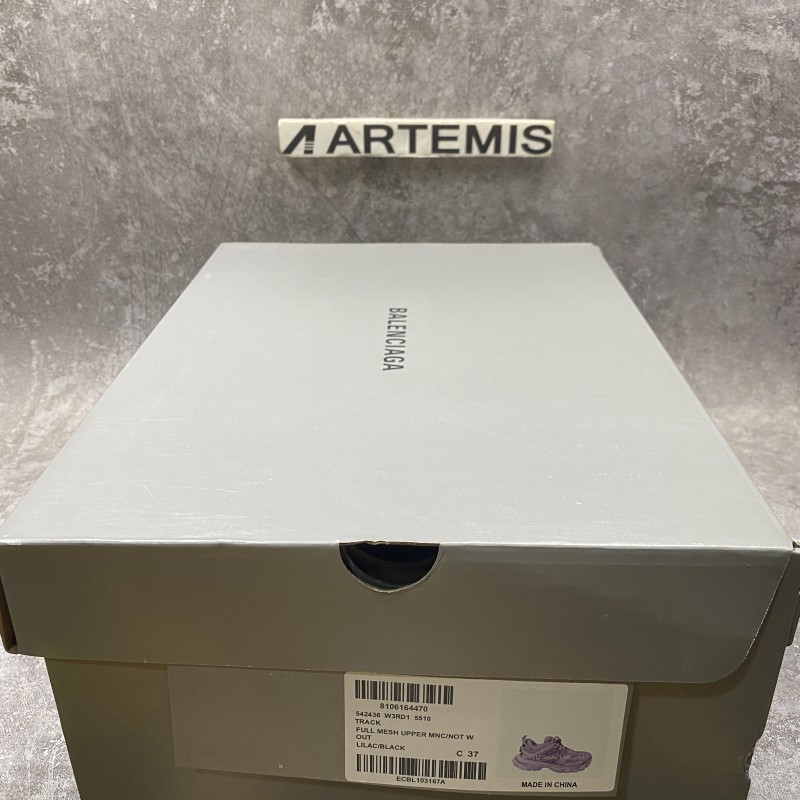 Balenciga Track Sneaker in Light Purple