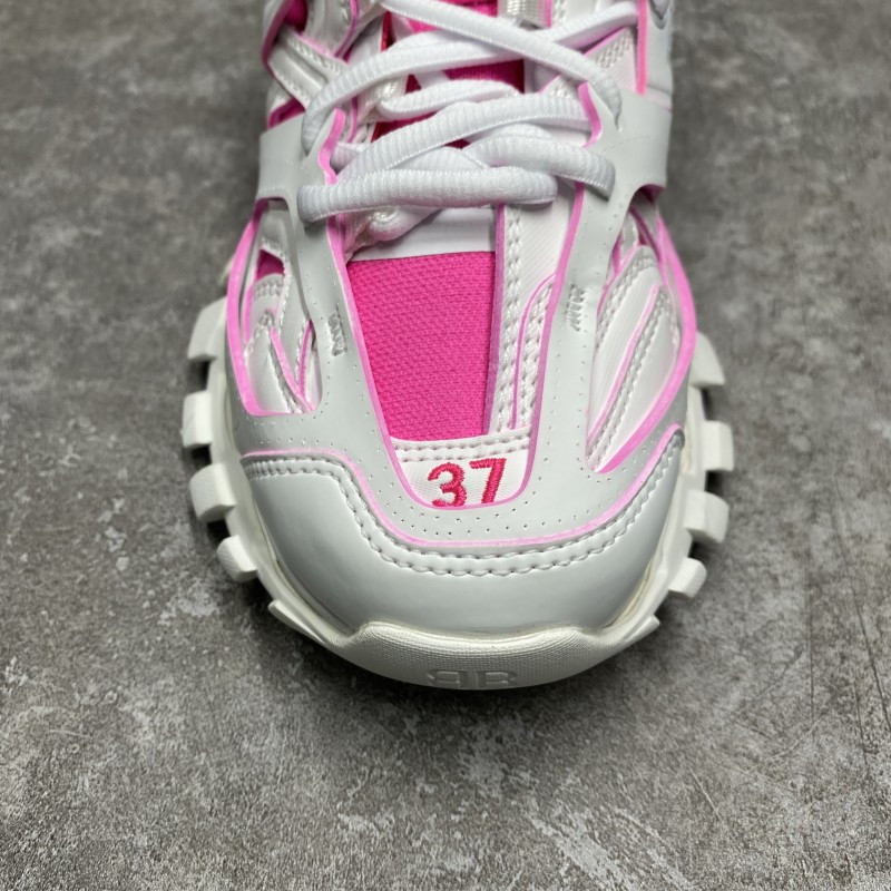 Ba*len*cia*ga track  sock white pink