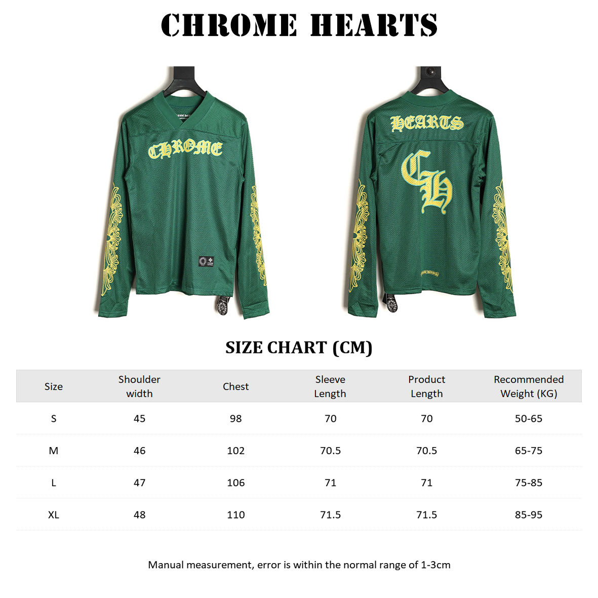 Ch**me He**ts 25fw long-sleeved t-shirt