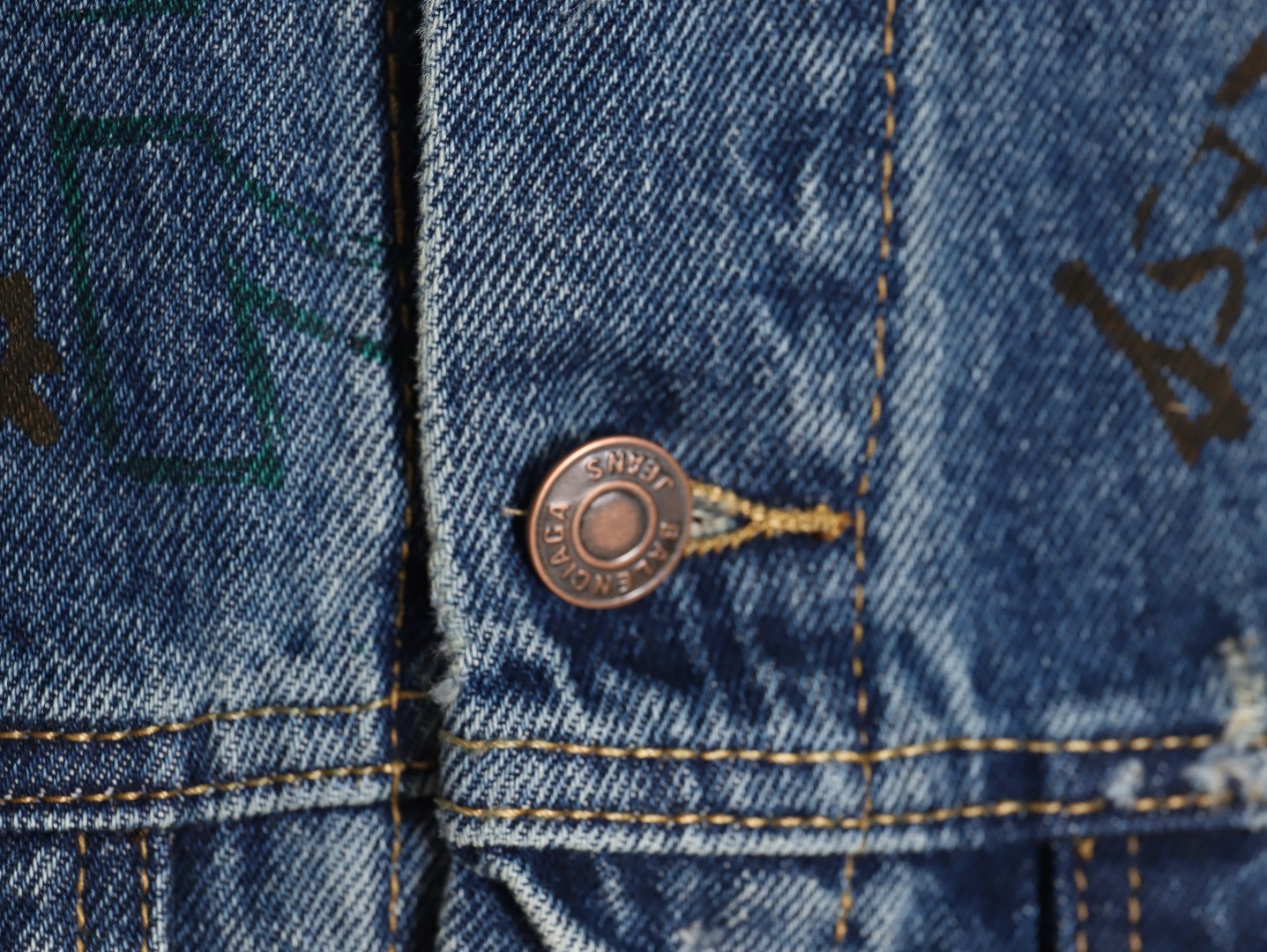 Ba*len*cia*ga denim coats