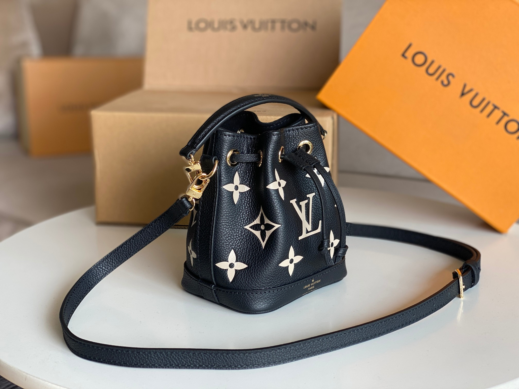 LV Inspired Mini Nano black M46448 13 x 16 x 10 CM